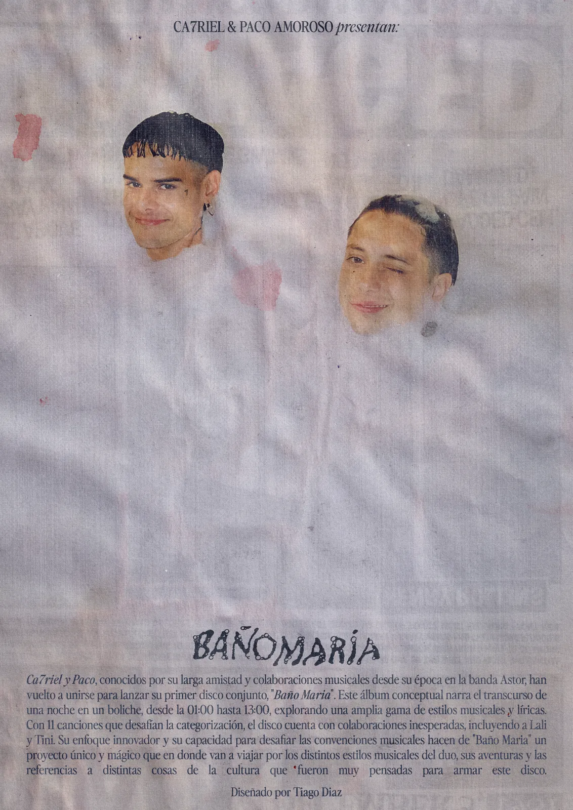 Fan art — Bañomaría — Ca7riel y Paco Amoroso