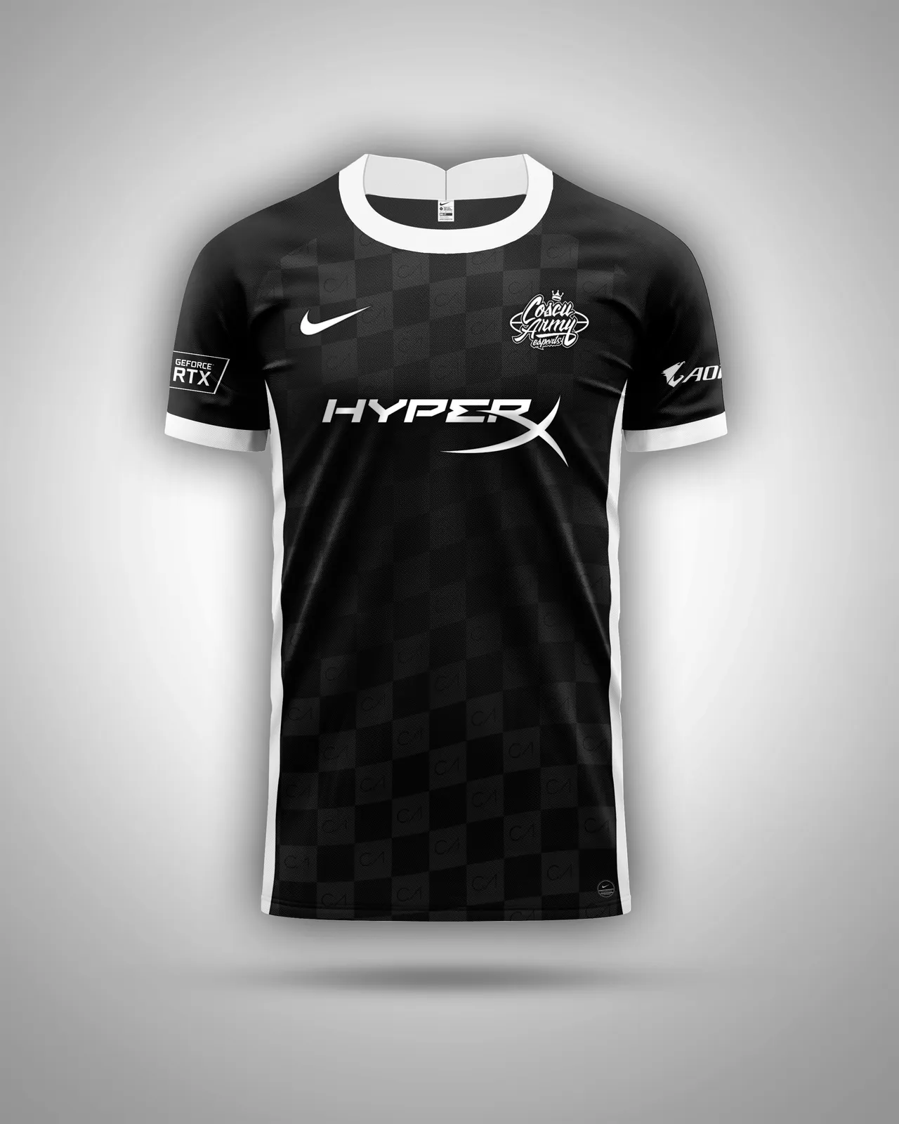 coscu army × nike — camisetas